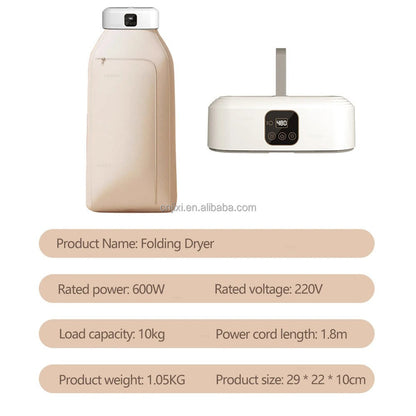 SECADOR DE ROPA PORTÁTIL