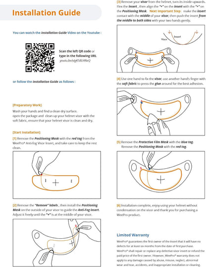 ANTIEMPAÑANTE PARA CASCO DE MOTO
