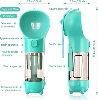 BOTELLA MULTIUSOS PARA MASCOTA